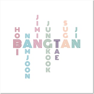 BTS Bangtan Names Posters and Art